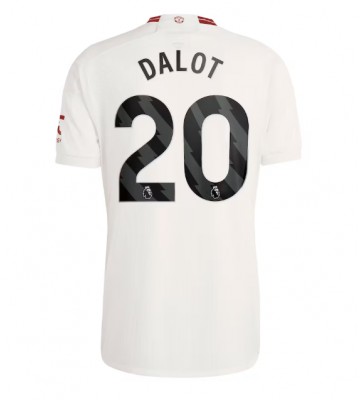 Manchester United Diogo Dalot #20 Tercera Equipación 2023-24 Manga Corta